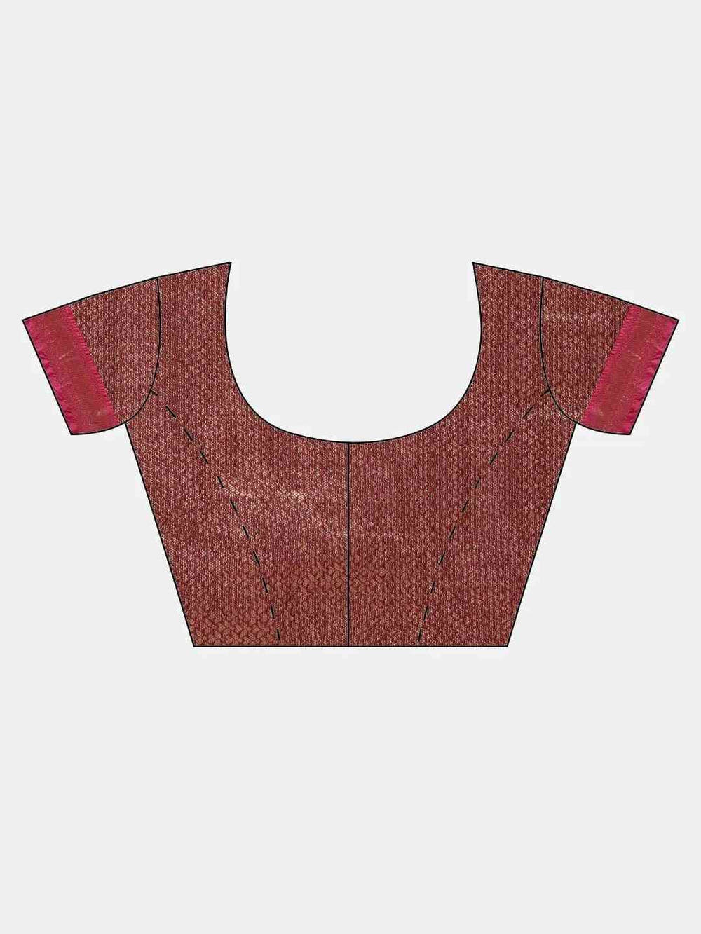 Soft Silk Navy Colour Kanjivaaram Zari & Butta Weaving Saree