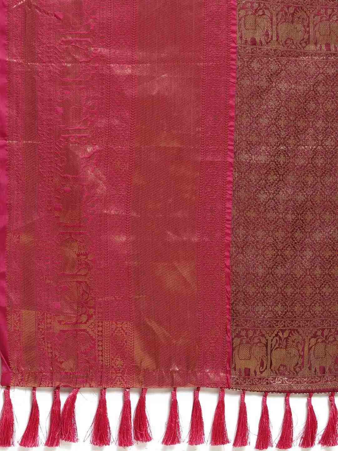 Soft Silk Royal Blue Colour Kanjivaaram Zari & Butta Weaving Saree