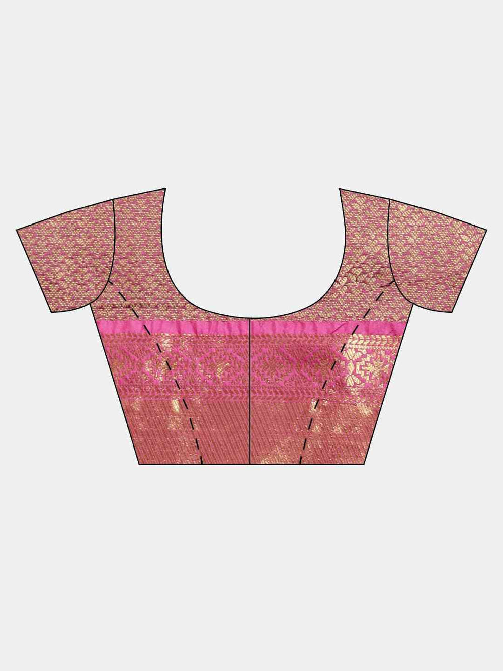 Soft Silk Rama Colour Kanjivaaram Zari & Butta Weaving Saree