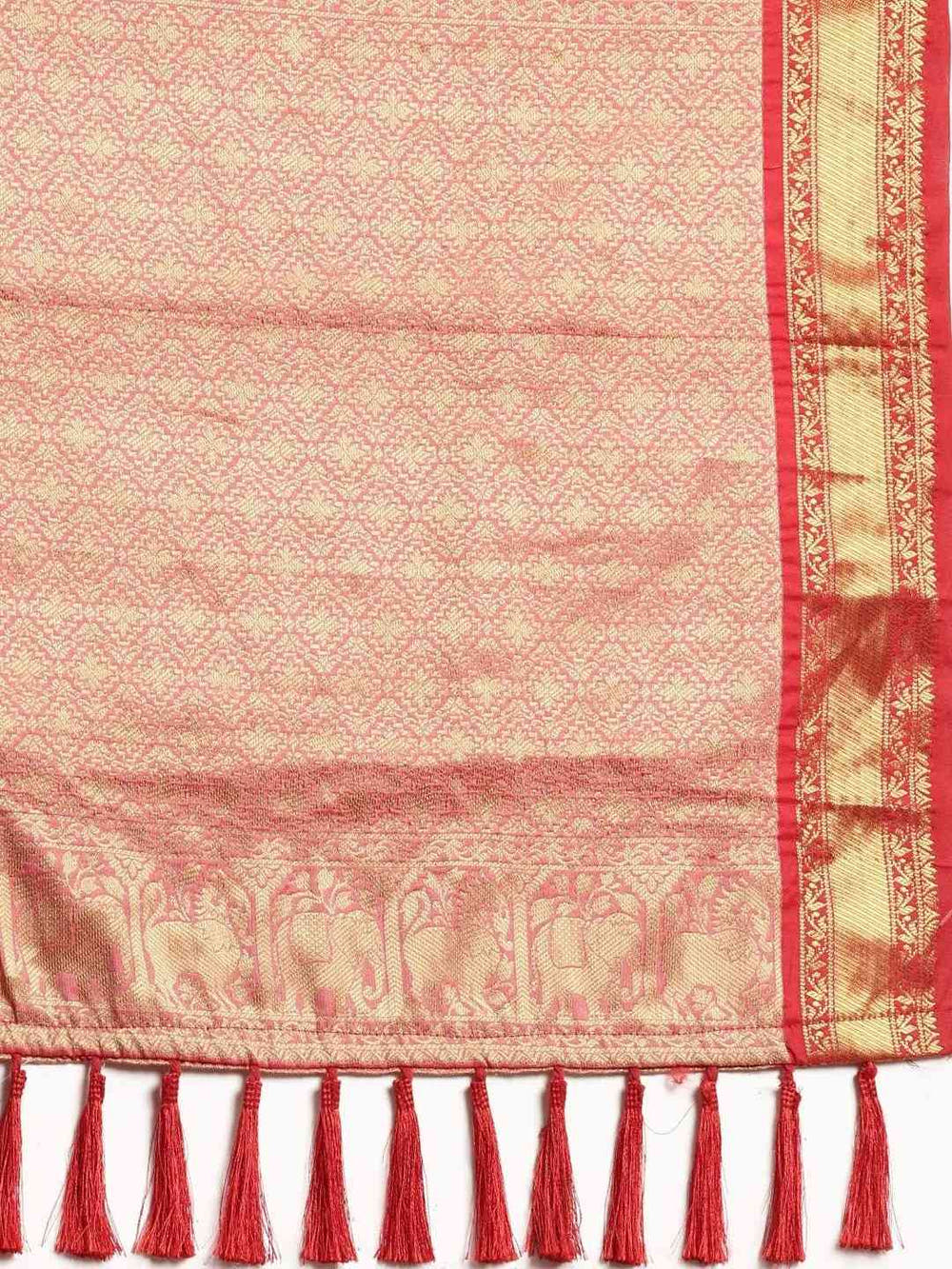 Soft Silk Sky Blue Colour Kanjivaaram Zari & Butta Weaving Saree