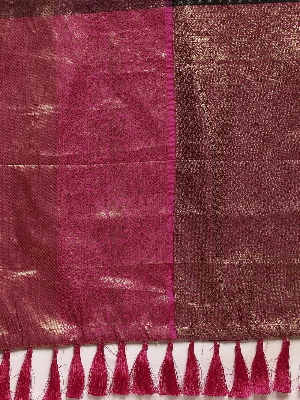 Banarasi Woven Design Saree With Zari Border