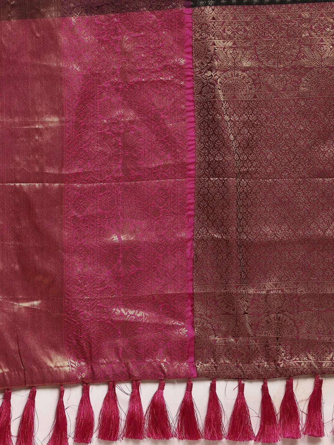 Banarasi Woven Design Saree With Zari Border