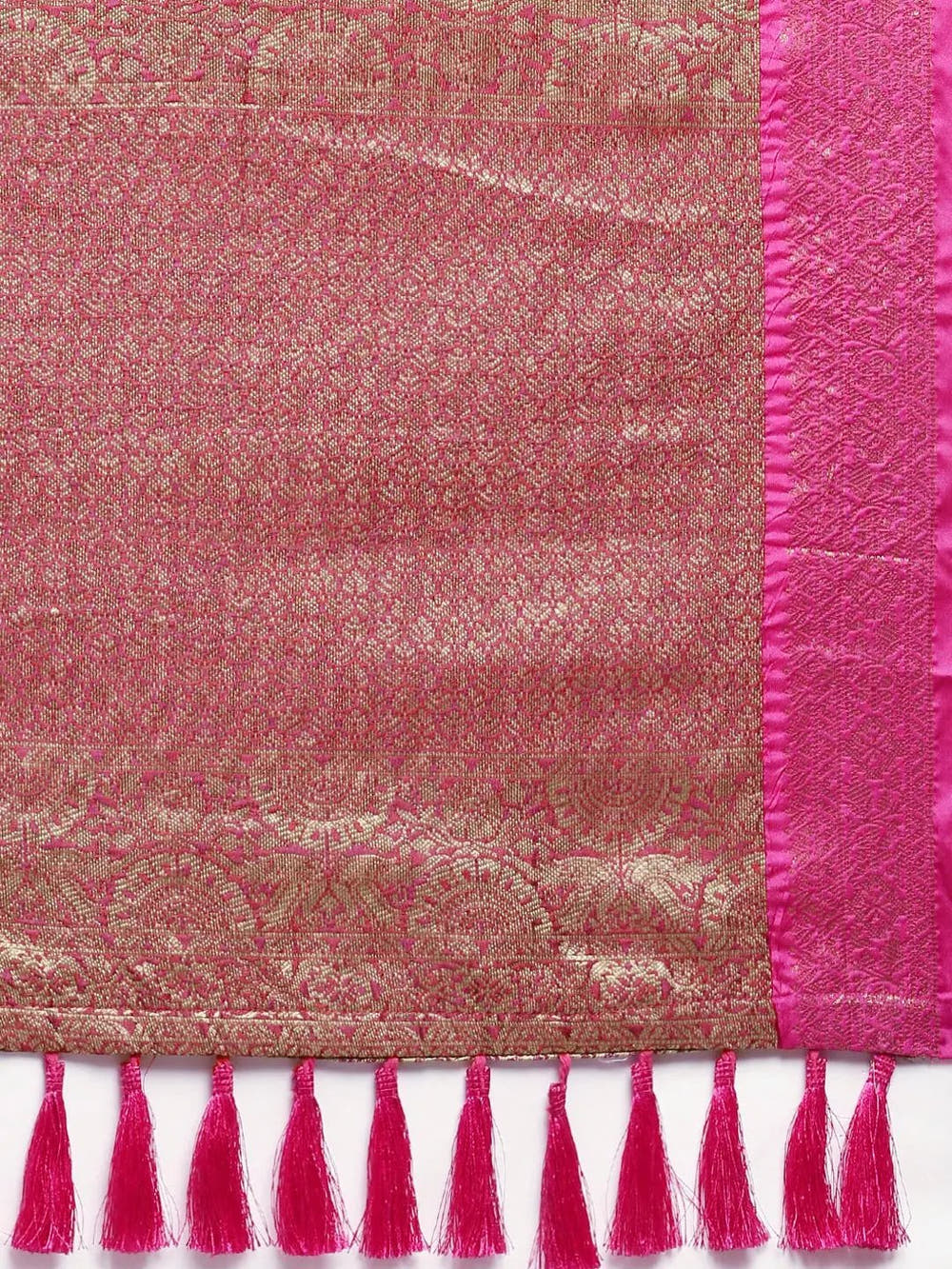 Banarasi Woven Design Saree With Zari Border