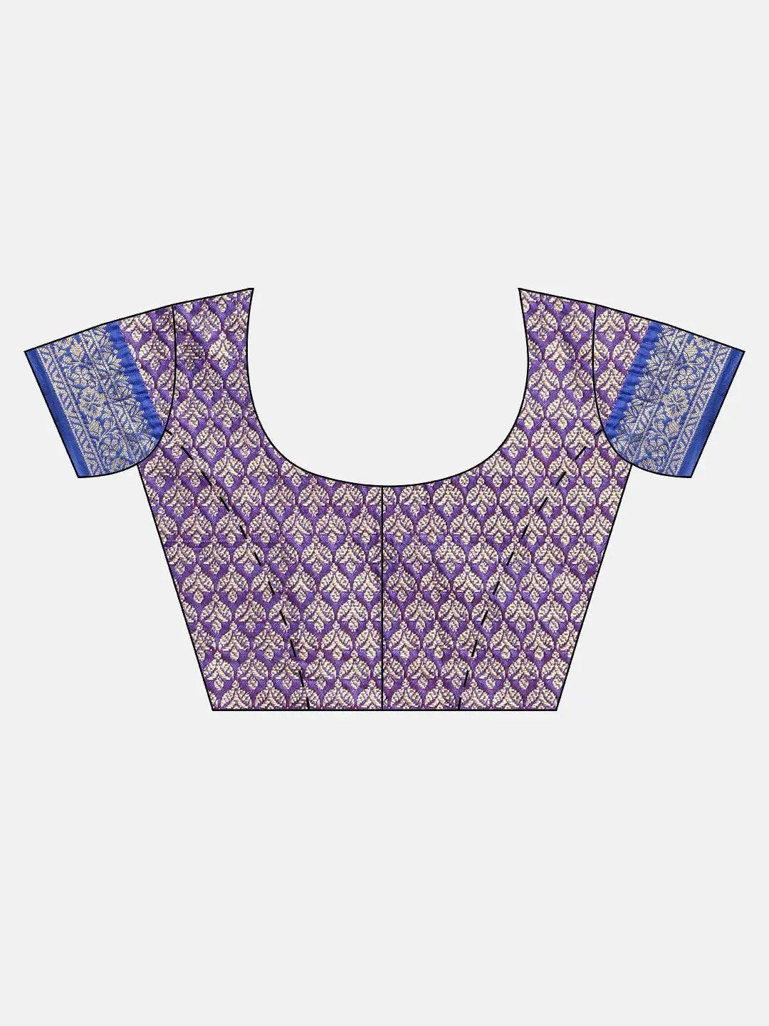 Banarasi Woven Design Saree With Zari Border