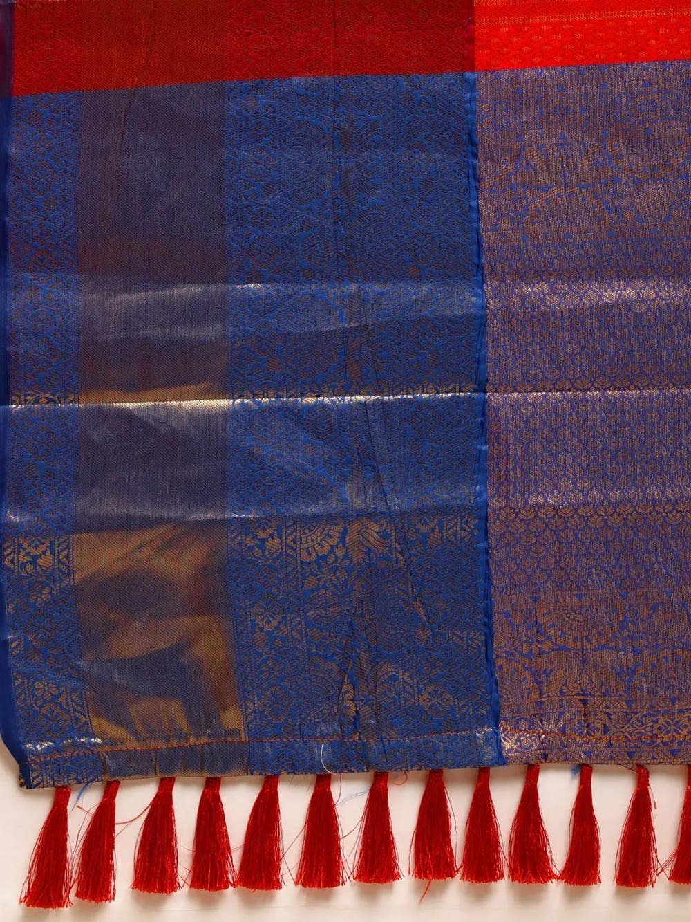 Banarasi Woven Design Saree With Zari Border
