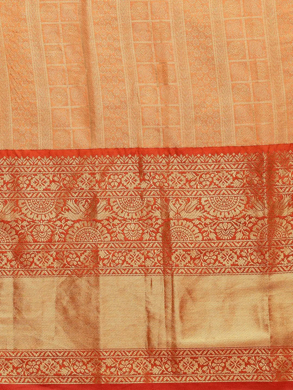 Banarasi Woven Design Saree With Zari Border