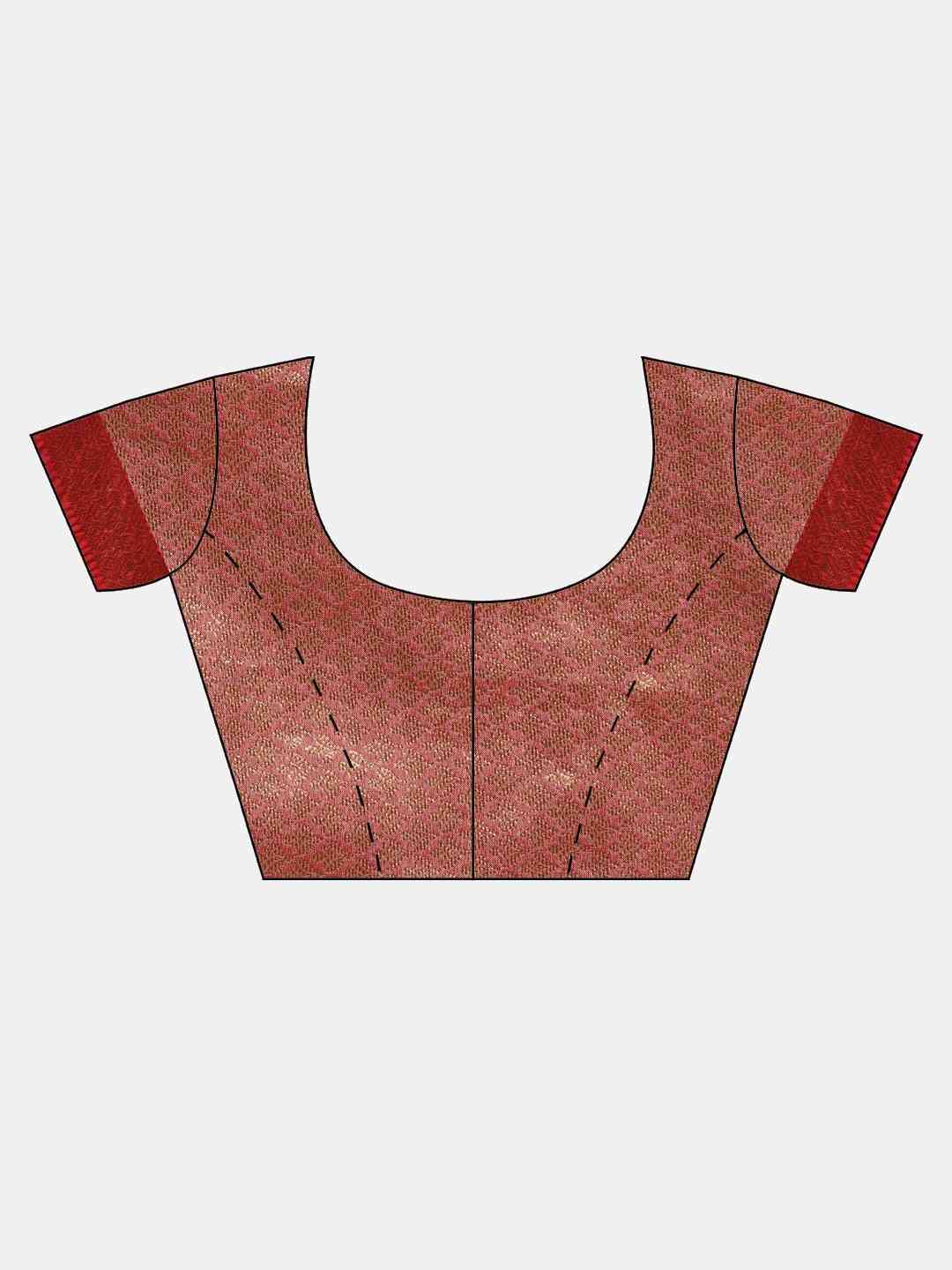 Banarasi Woven Design Saree With Zari Border
