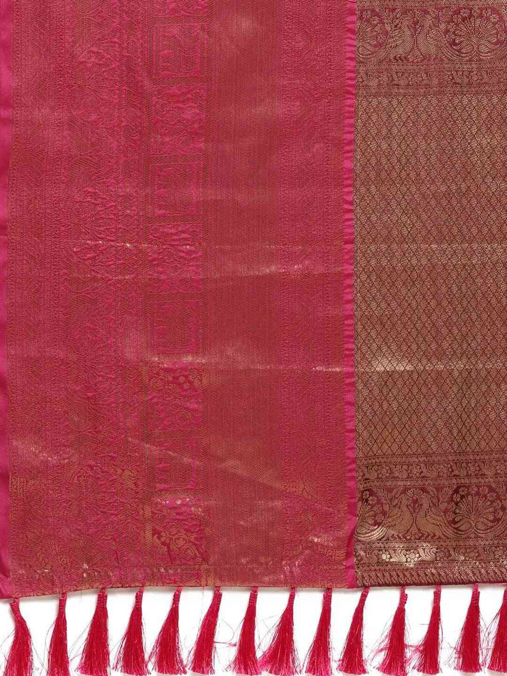 Soft Silk Black Colour Kanjivaaram Traditional Wear Saree