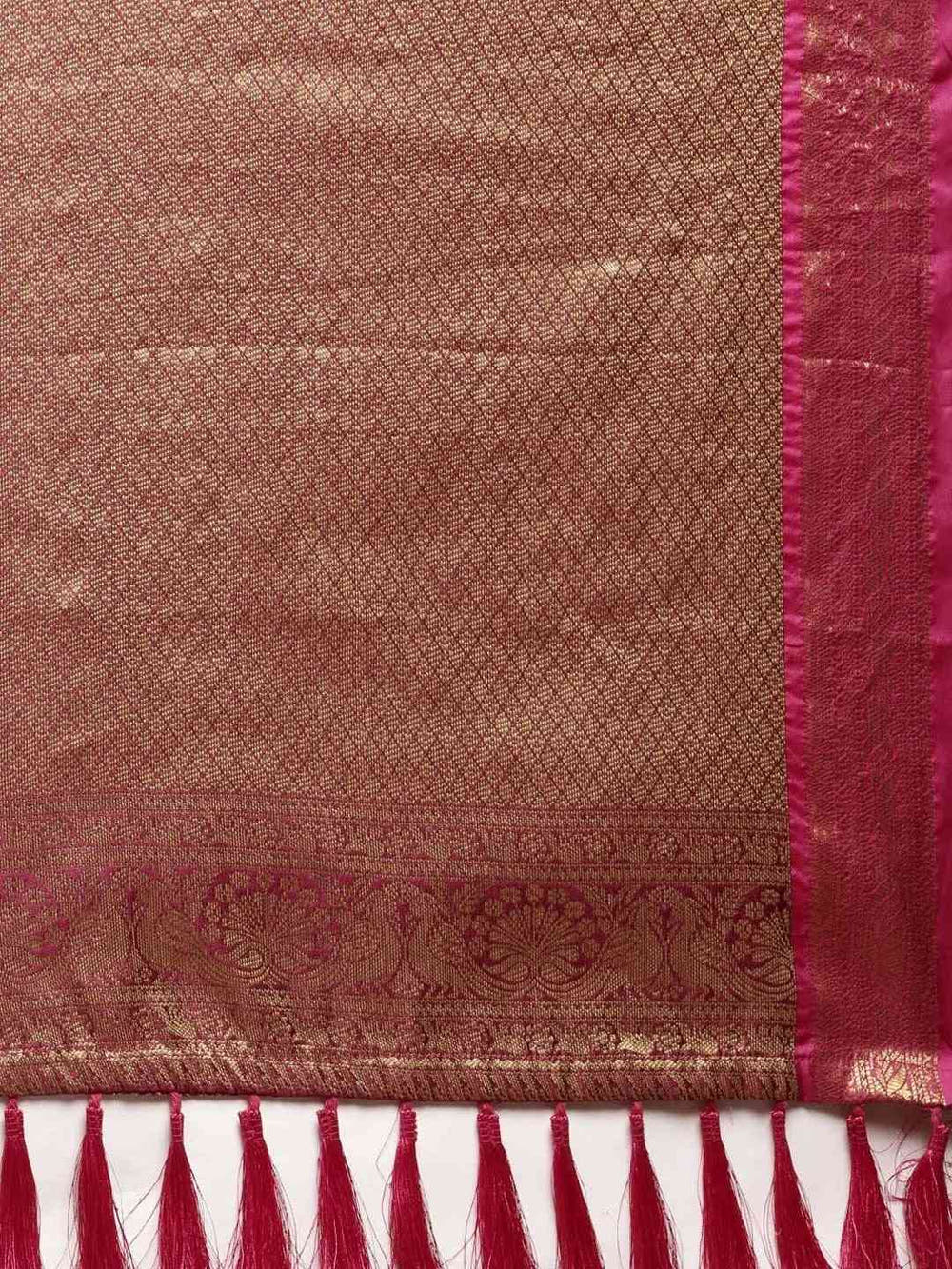 Soft Silk Dark Green Colour Kanjivaaram Traditional Wear Saree