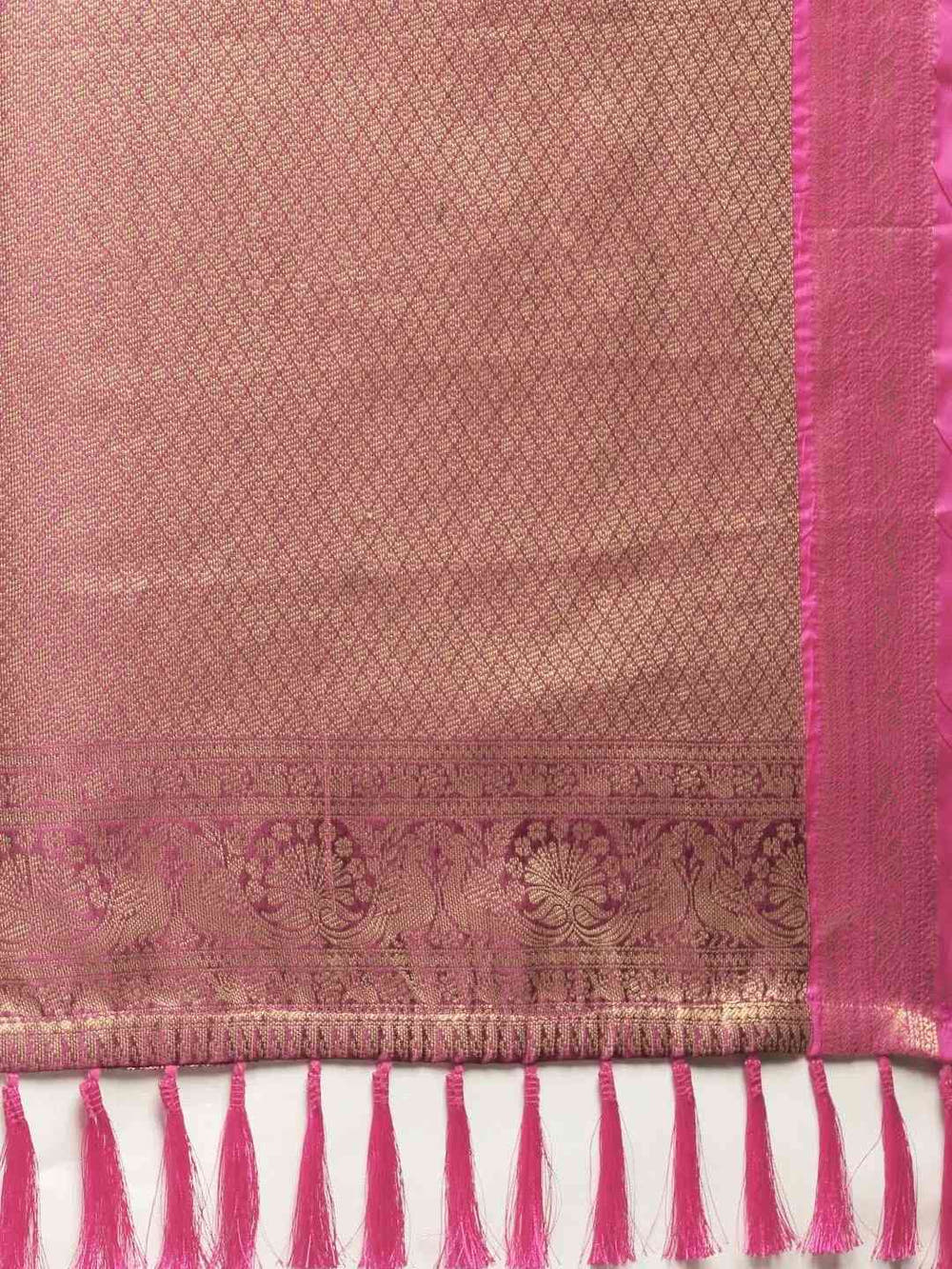 Soft Silk Royal Blue Colour Kanjivaaram Traditional Wear Saree