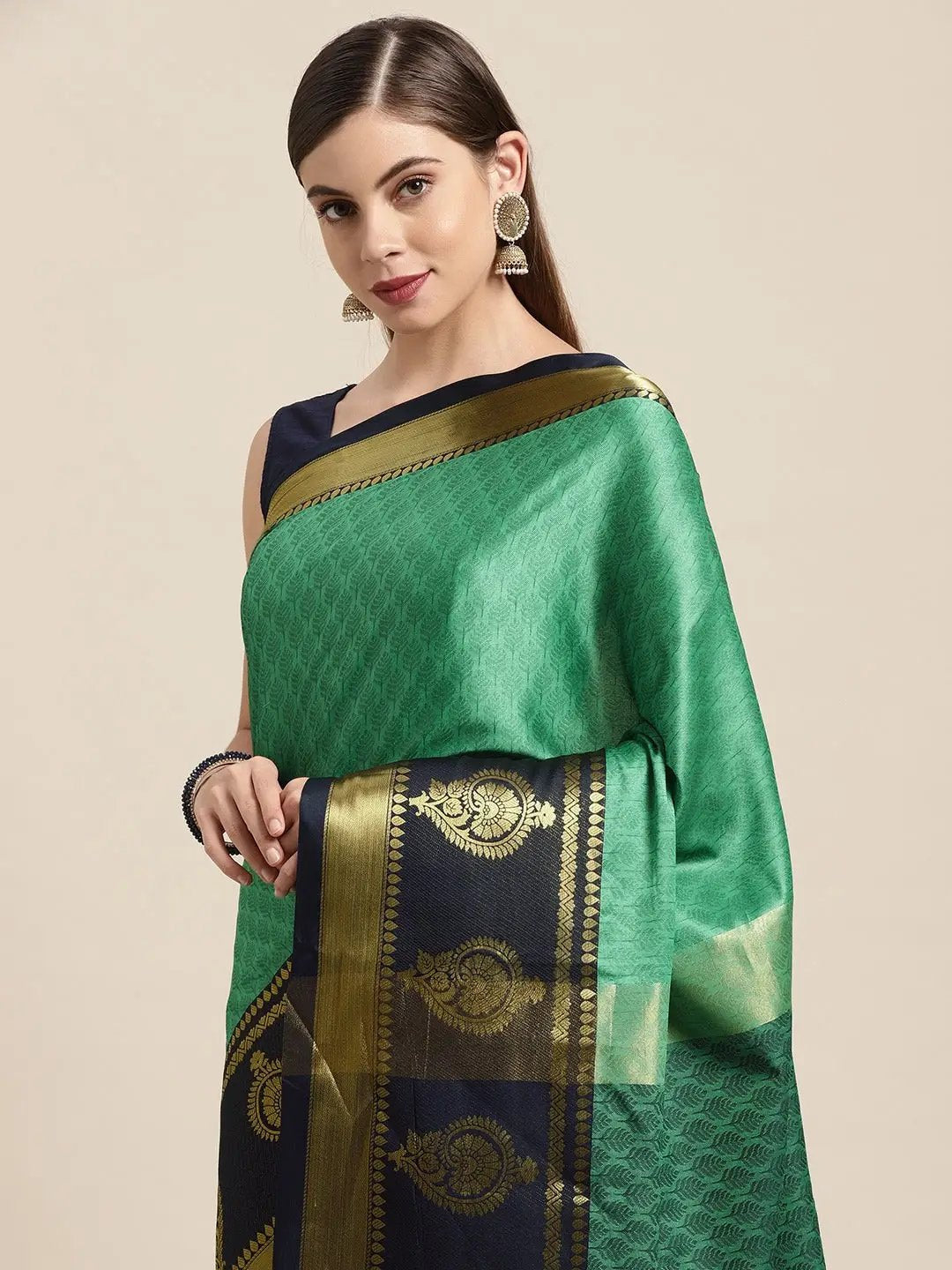 Exclusive Self Butti Design Uppada Cotton Silk Saree
