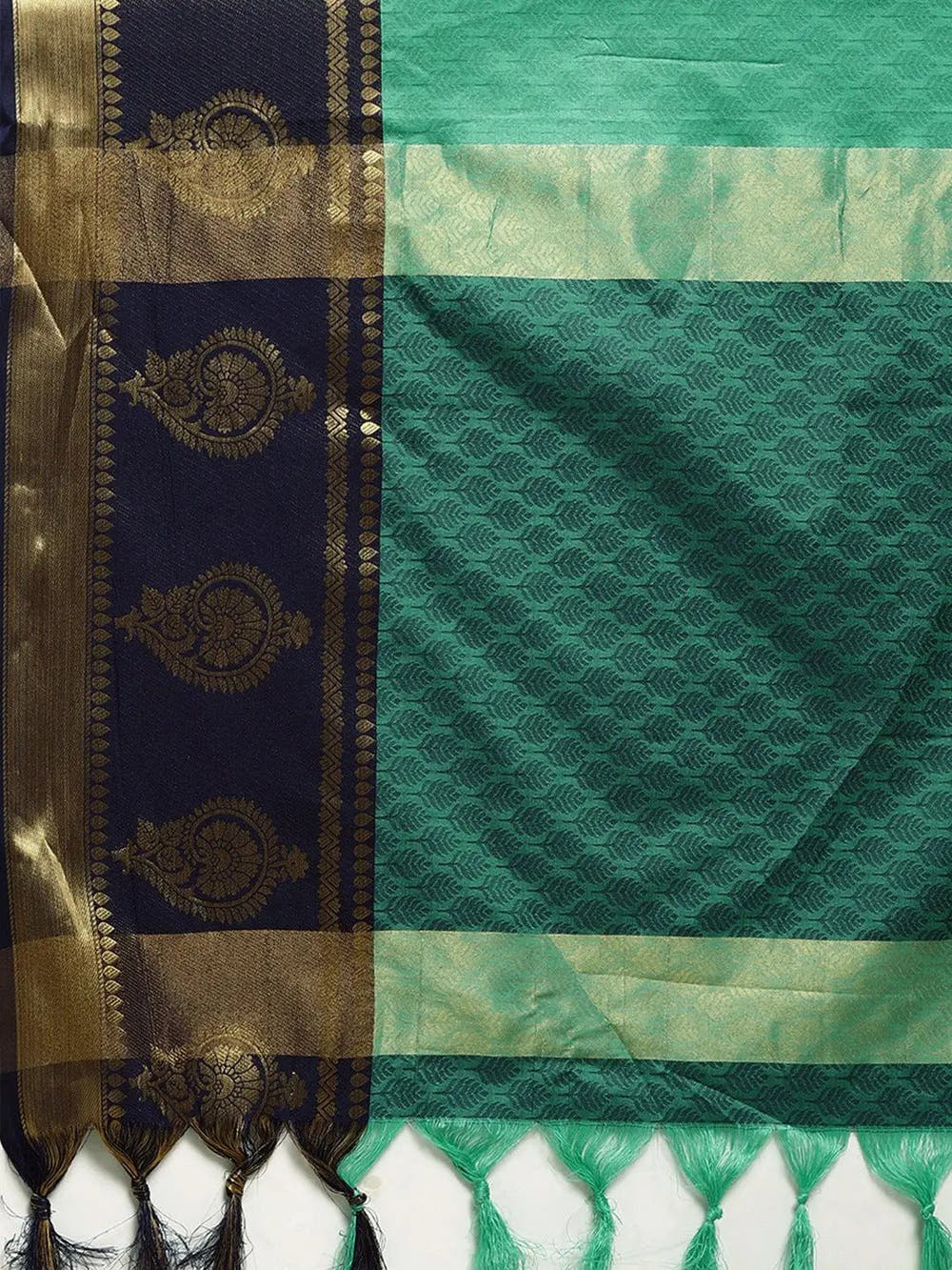 Exclusive Self Butti Design Uppada Cotton Silk Saree