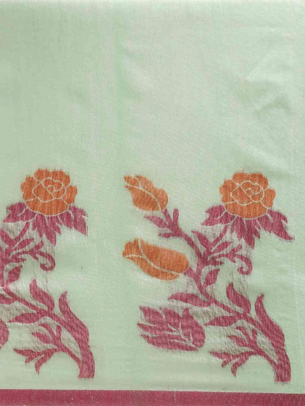 Trending Cotton Silk Resham Minakari Weaving Festive Wear Saree