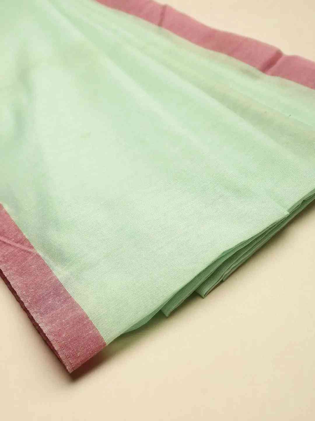 Trending Cotton Silk Resham Minakari Weaving Festive Wear Saree