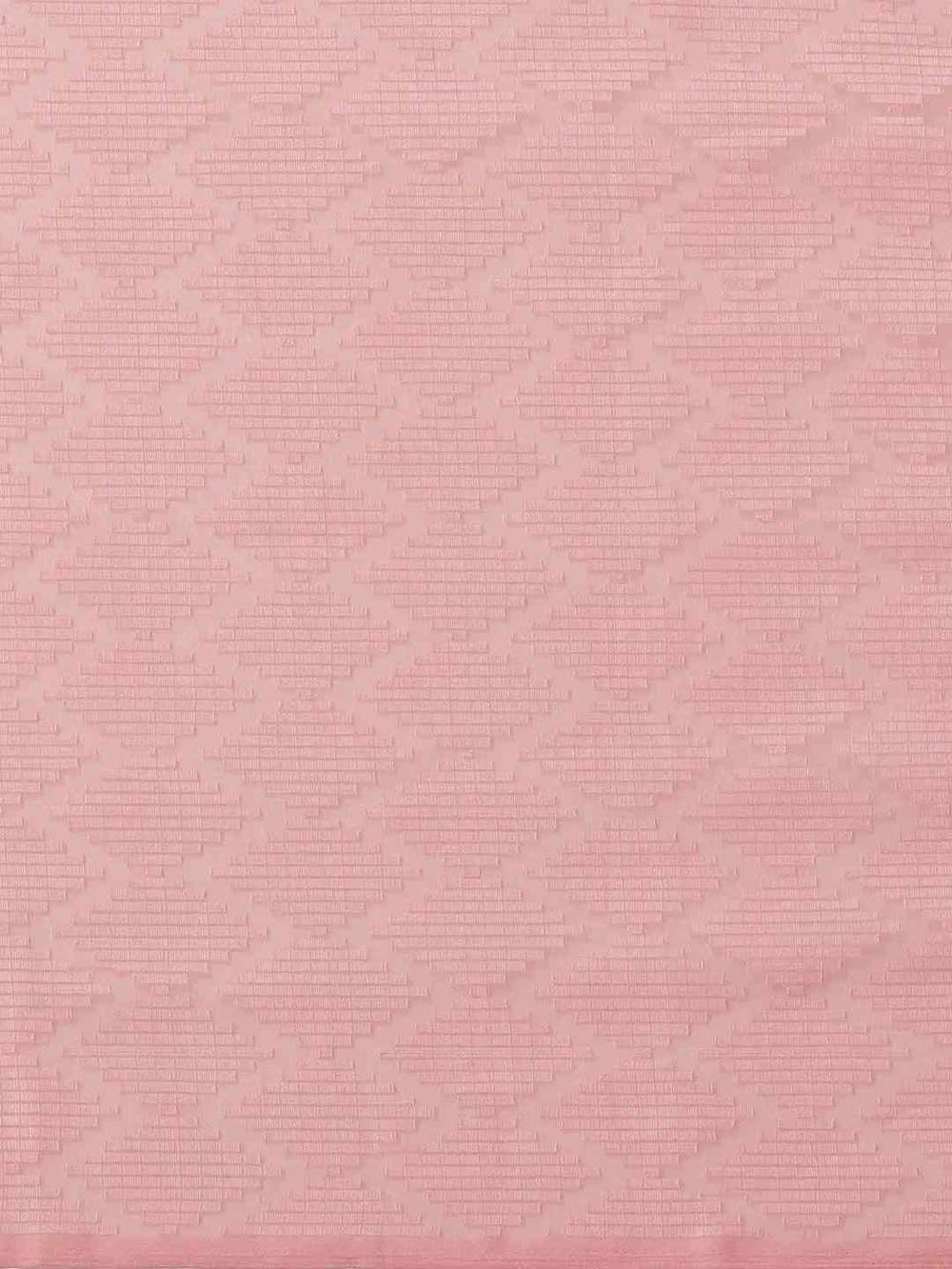 Pure Soft Pink Colour Georgette Self Weaving Party Wear Saree