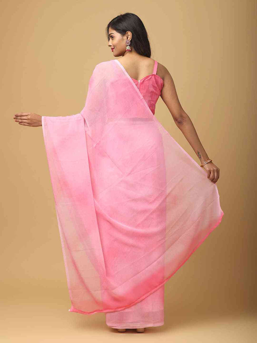 Ombre Soft Georgette Digital Print Party Wear Saree