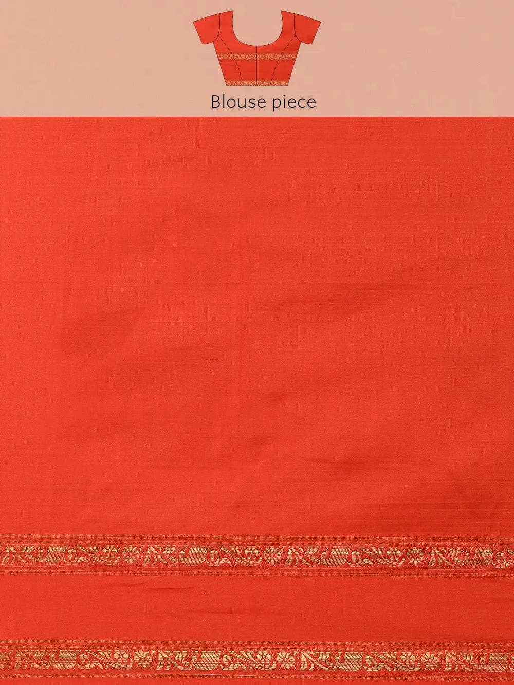 Soft Silk Kalamkari Digital Print Red Colour Saree