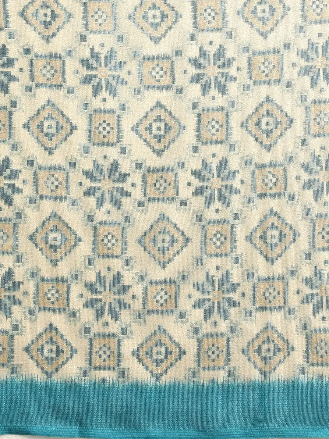 Patola Silk Saree With Ethnic Motifs
