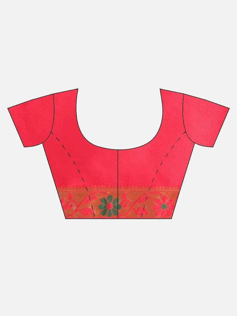 Stylish Pink Colour Silk Banarasi Saree With Woven Design
