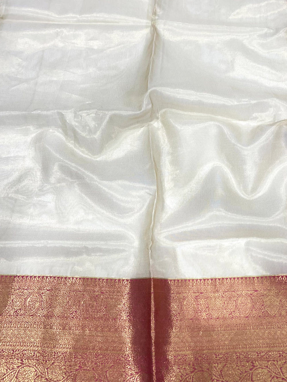 Regal Gold Zari Tissue Saree
