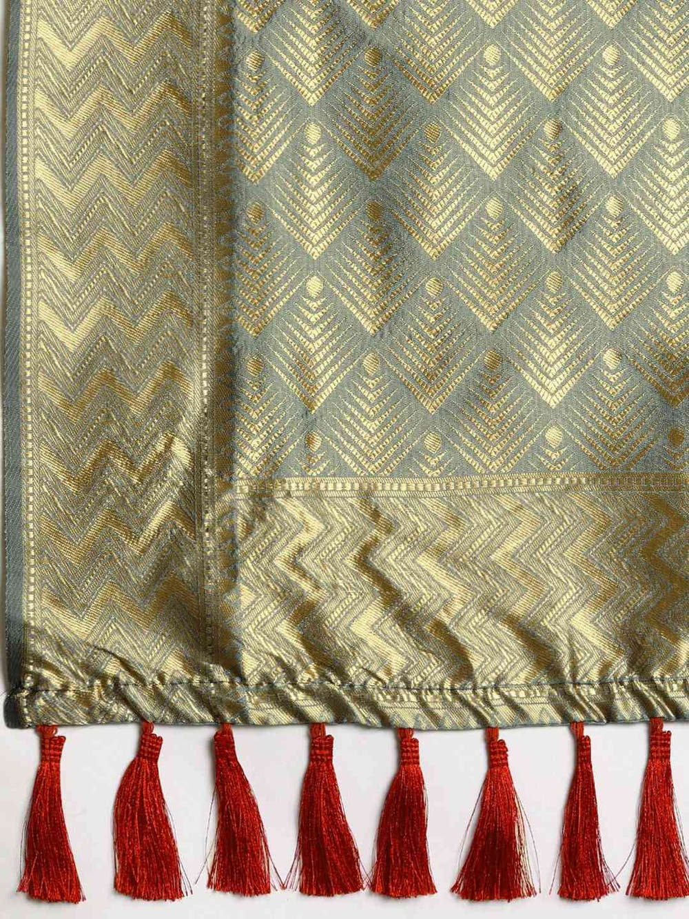 Patola Silk Saree Woven Design With Zari Border