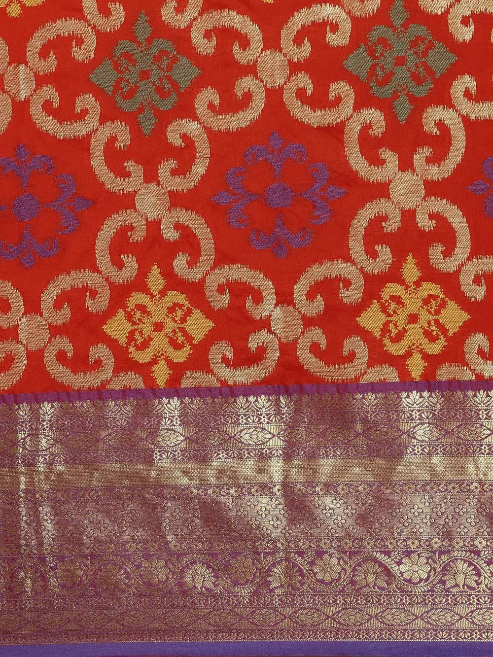 Exclusive Red Colour Dharmavaram Soft Silk Festive Wear Saree