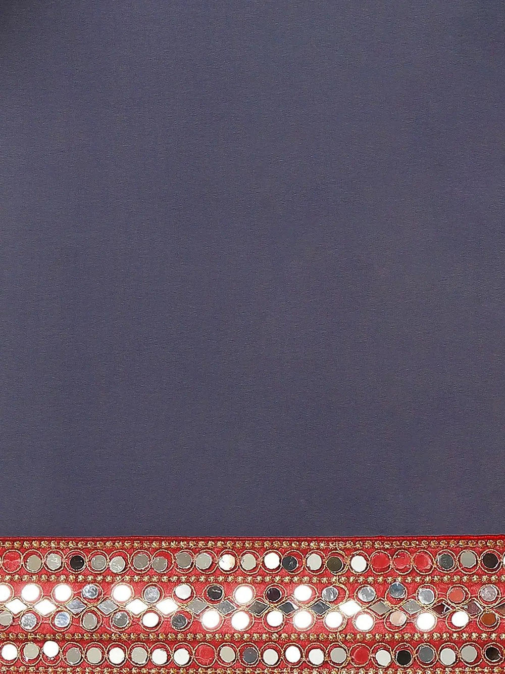 Exclusive Soft Georgette Real Mirror Work Border Party Wear Saree