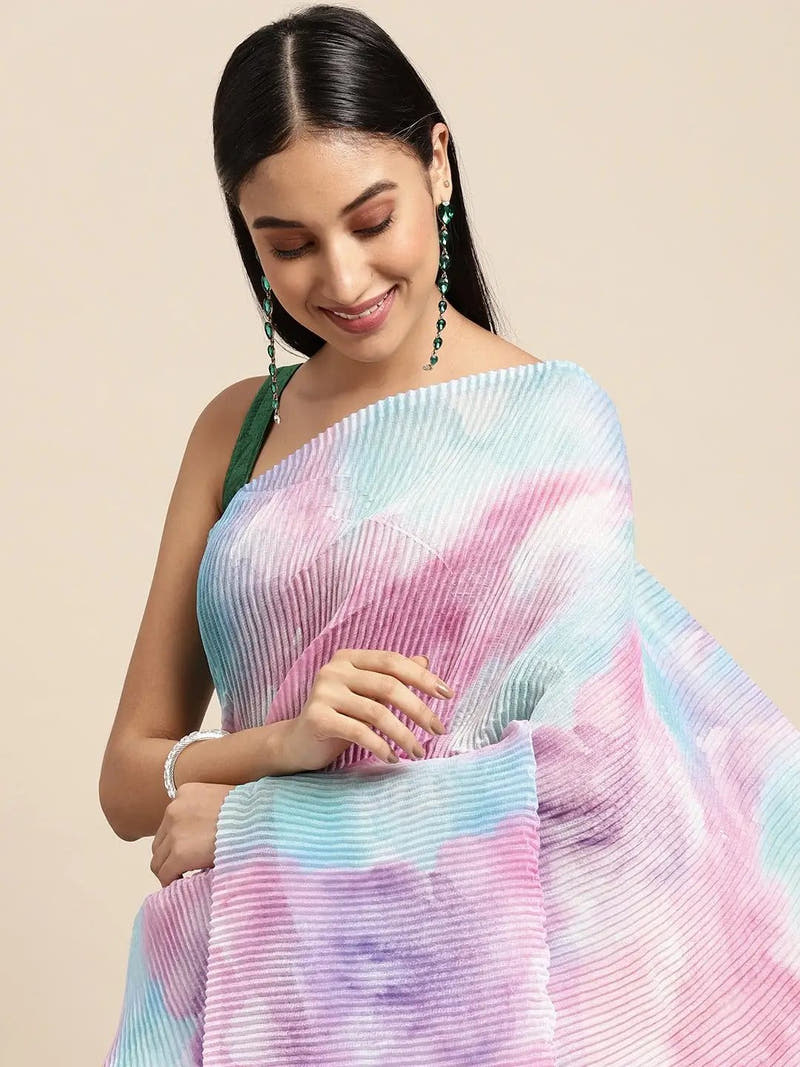 Bollywood Design Soft Linen Crush Saree