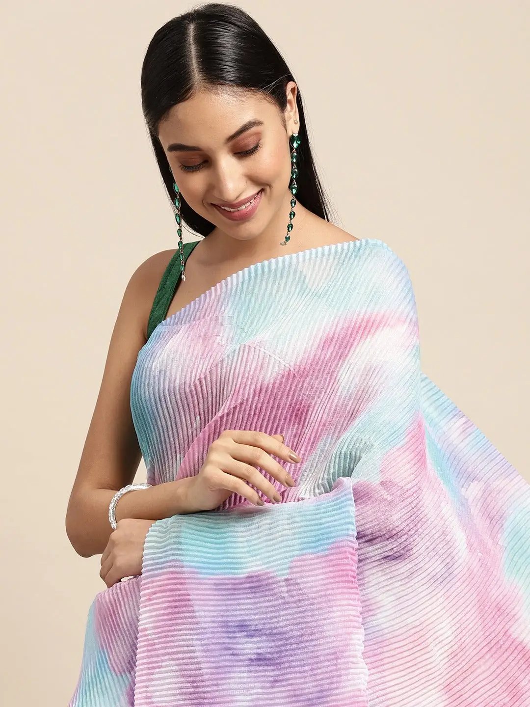 Bollywood Design Soft Linen Crush Saree