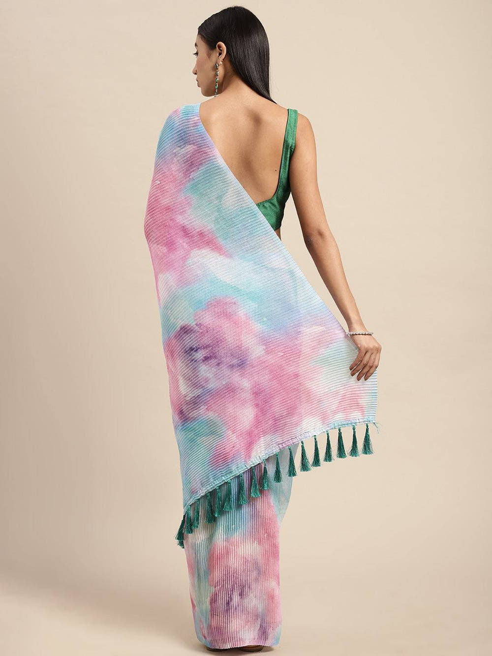 Bollywood Design Soft Linen Crush Saree