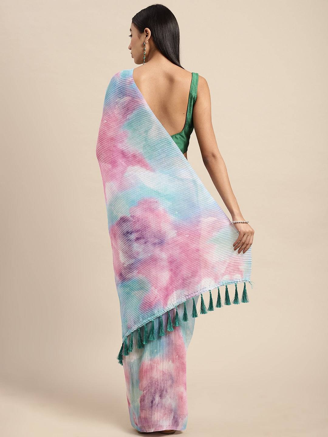 Bollywood Design Soft Linen Crush Saree