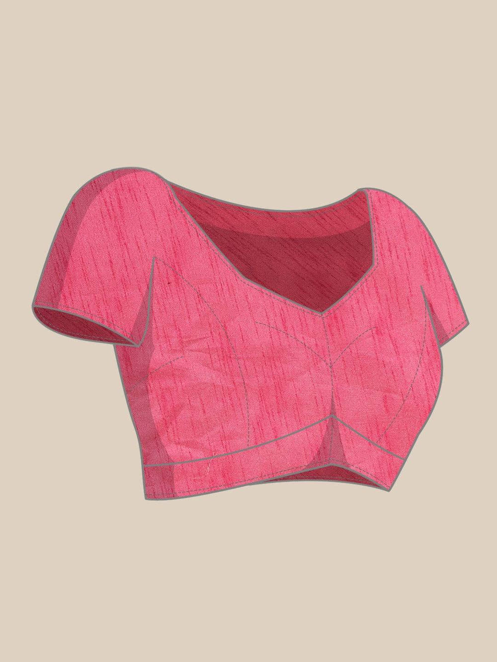 Bollywood Design Pink Colour Soft Linen Crush Saree