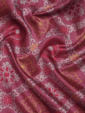 Patola Soft Silk Banarasi Saree With Zari border 
