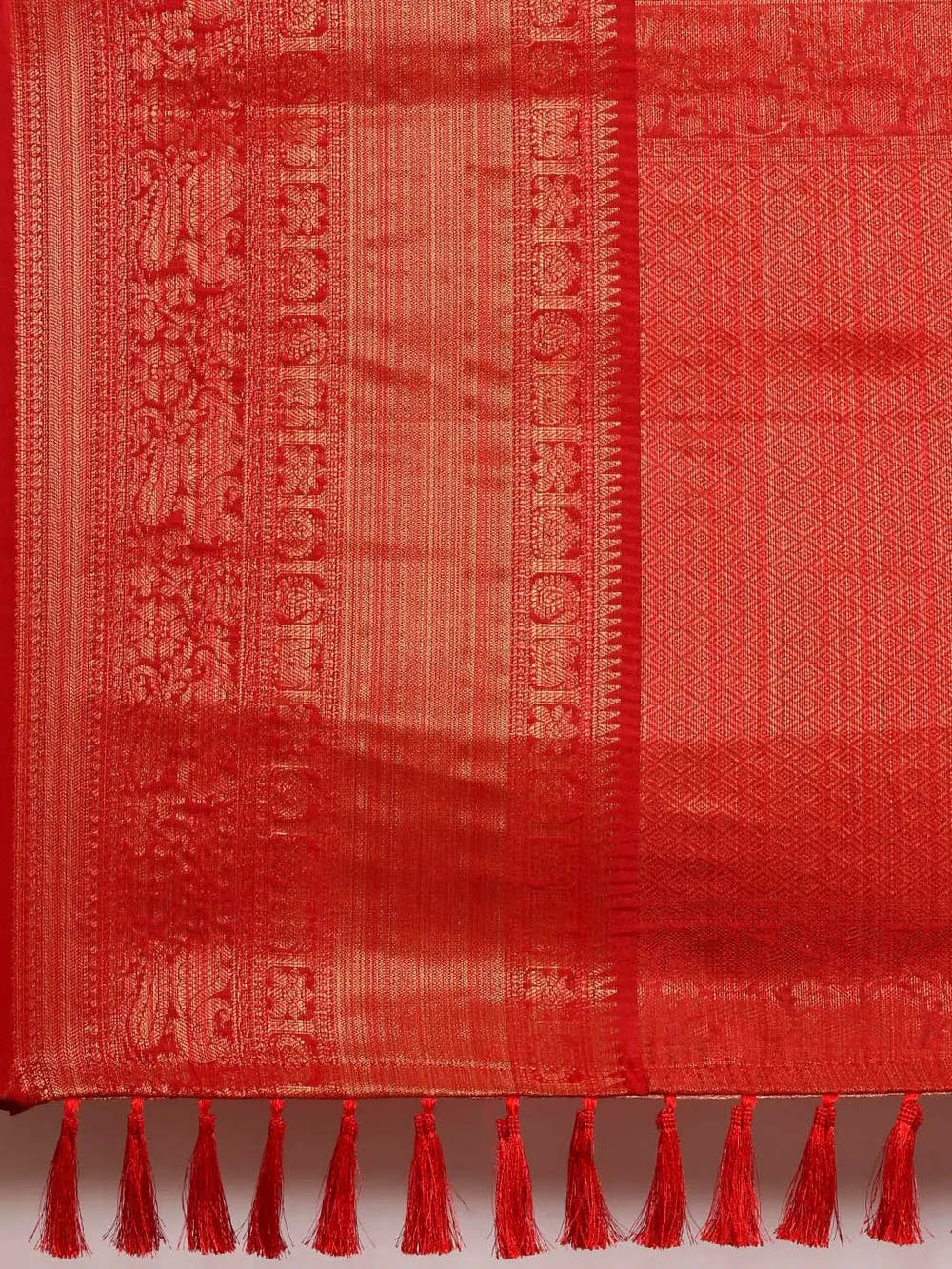 Designer Digital Kalamkari Print Pattu Banarasi Silk Saree
