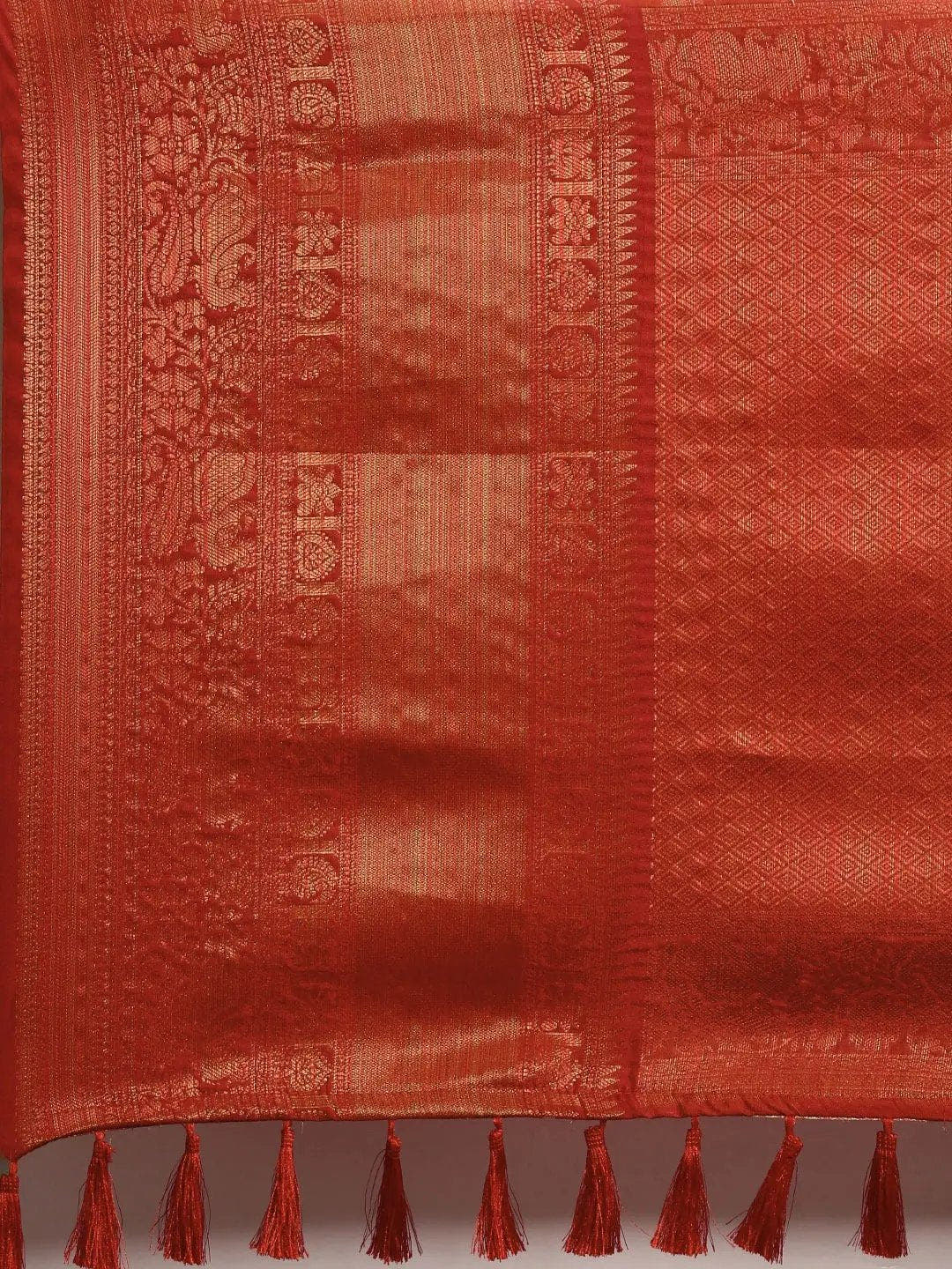 Designer Digital Kalamkari Print Pattu Banarasi Silk Saree