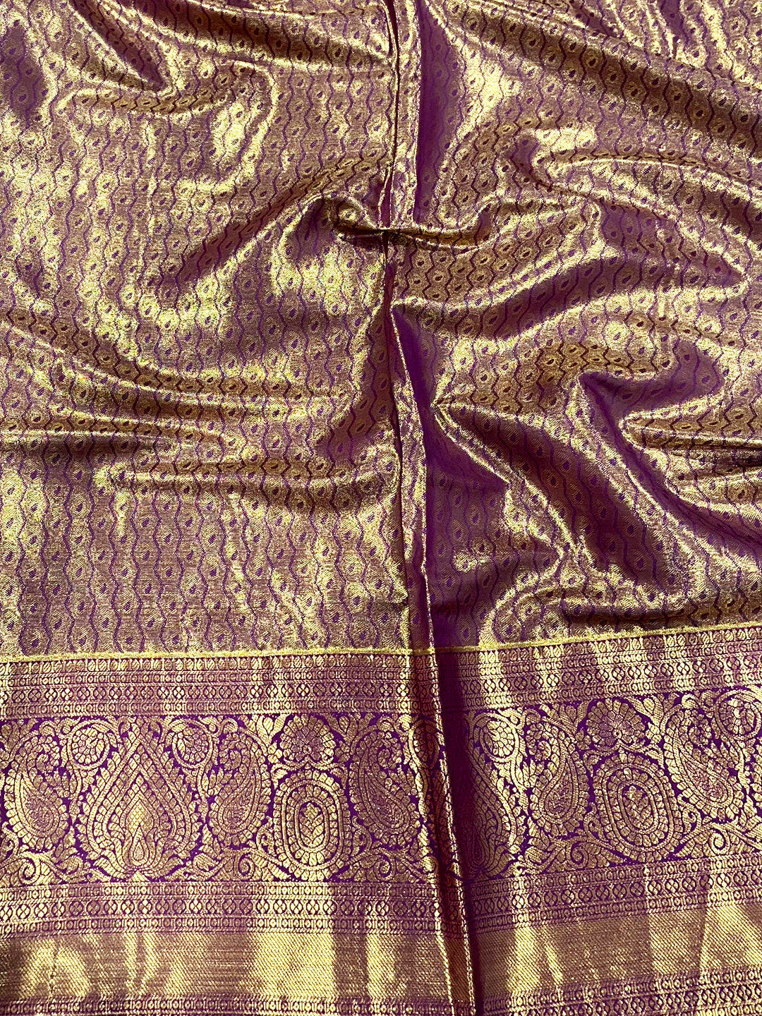 Light Green Dharmavaram Silk Saree