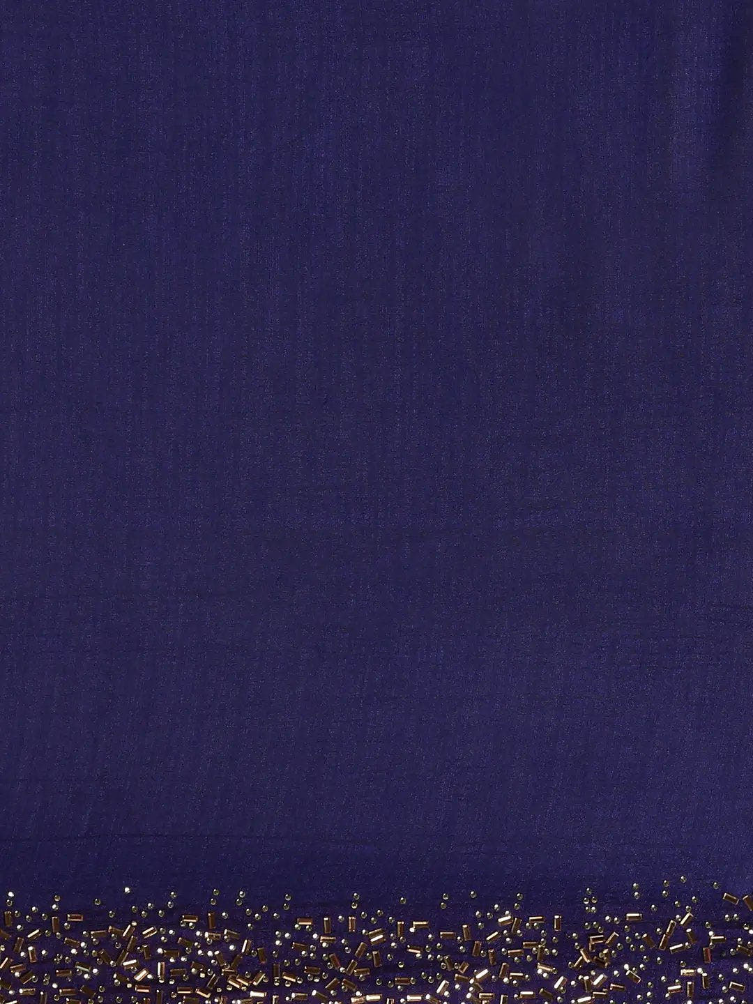 Blue Colour Poly Silk Saree