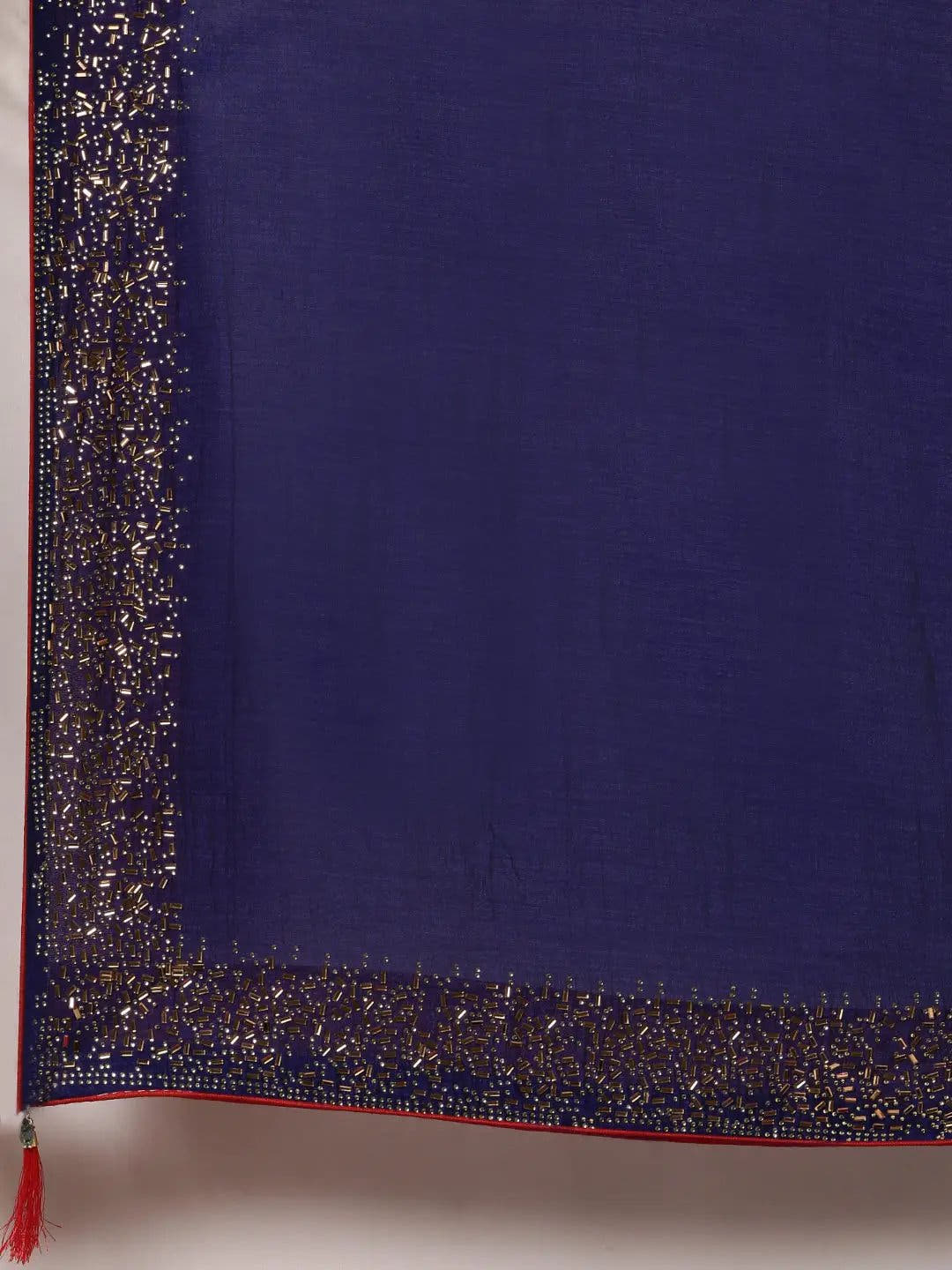 Blue Colour Poly Silk Saree