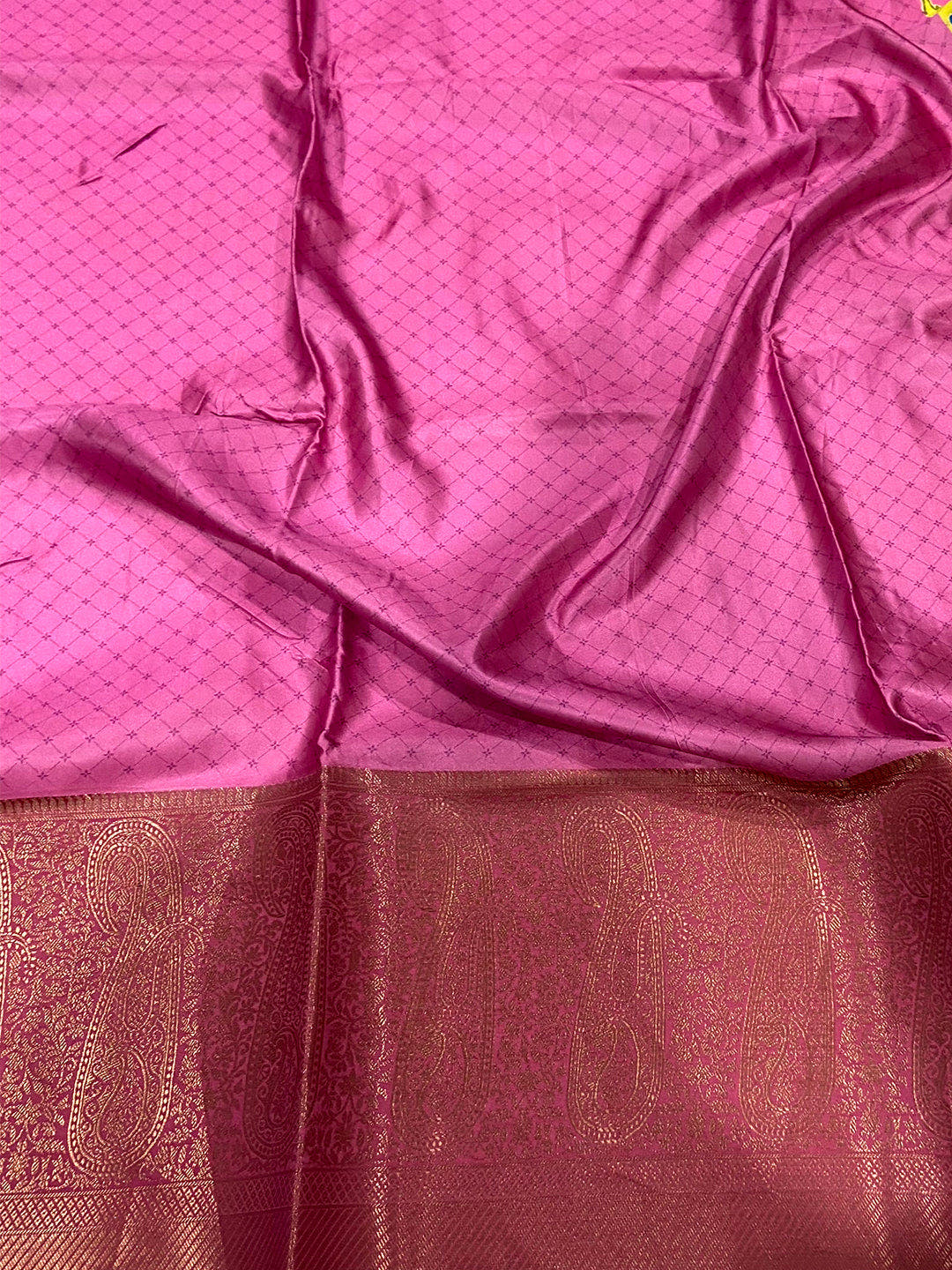 Multi Zig Zag Charm Zari Saree