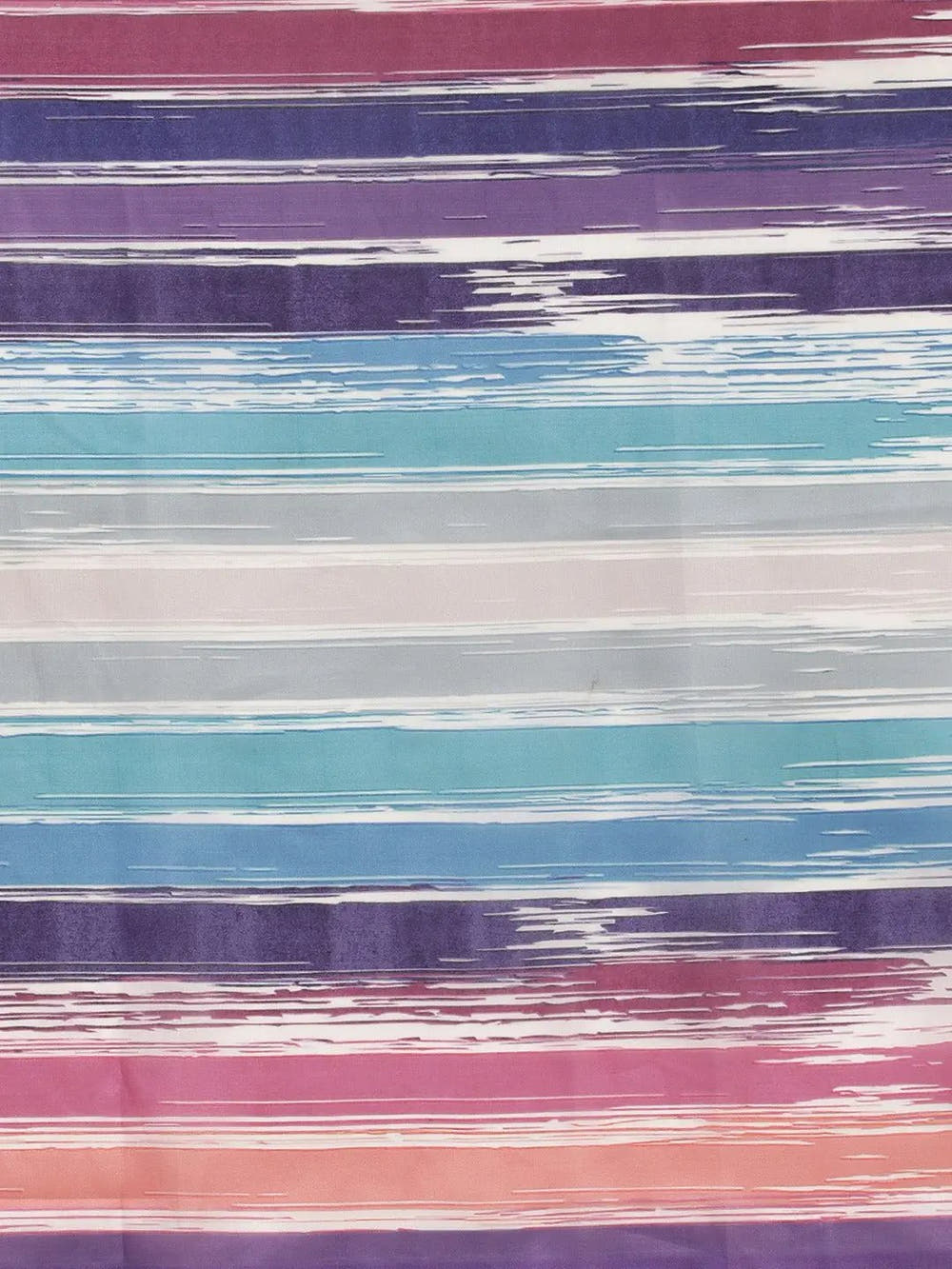 Pure Silk Resham Tassel And Striped Work Saree