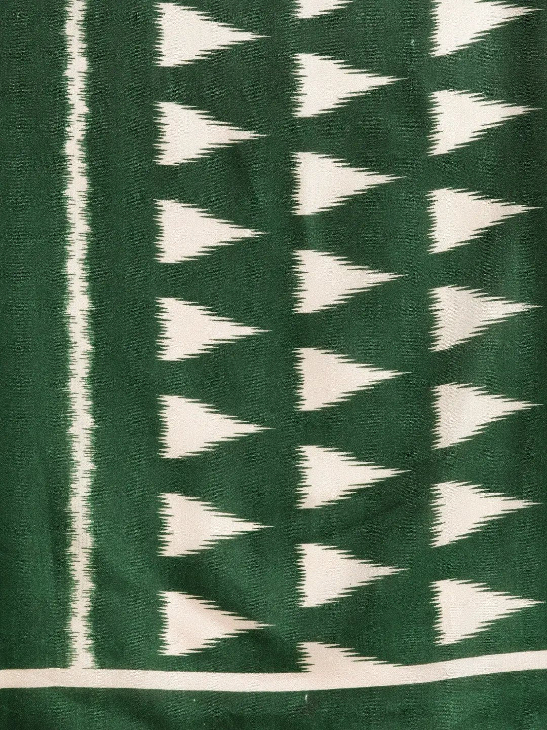 Stylish Linen Kalamkari Print With Chanderi Saree