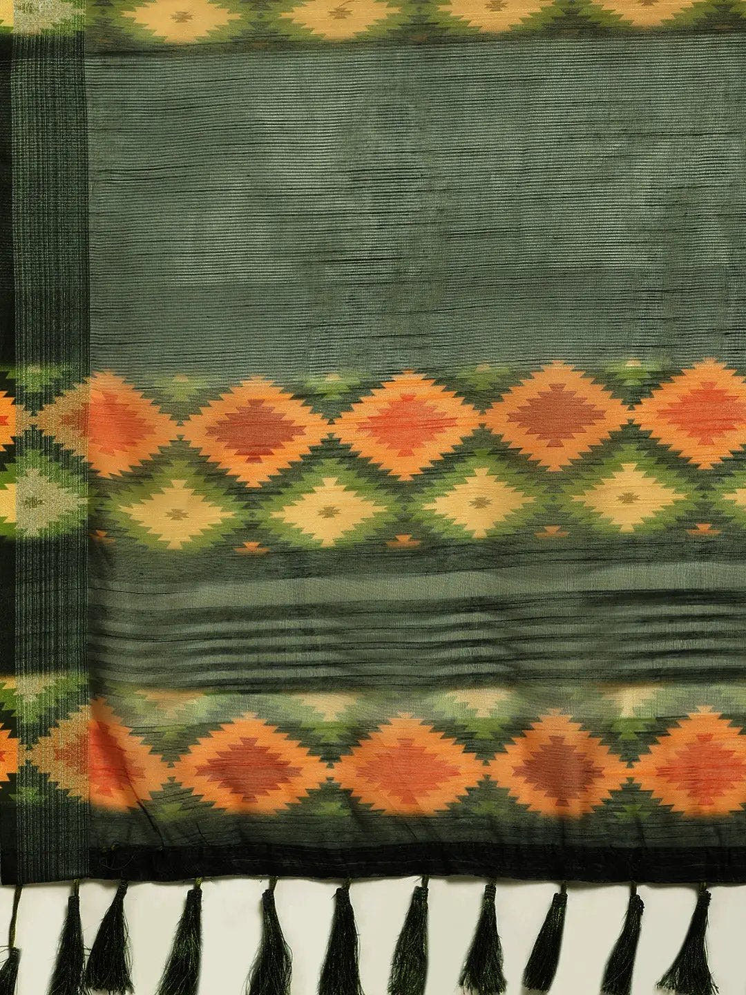 Exclusive Multi Colour Soft Linen Digital Print Saree