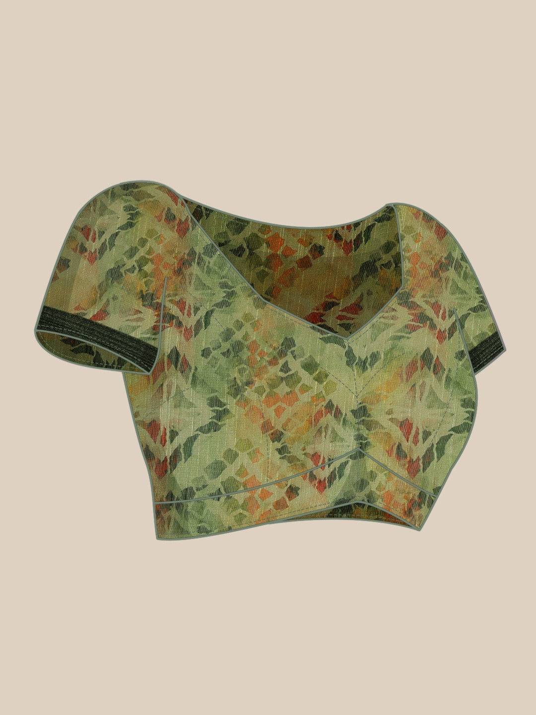 Exclusive Multi Colour Soft Linen Digital Print Saree