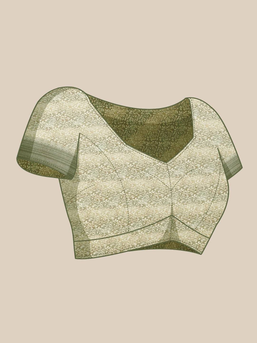 Brown Colour Soft Linen Digital Print Festive Wear Saree