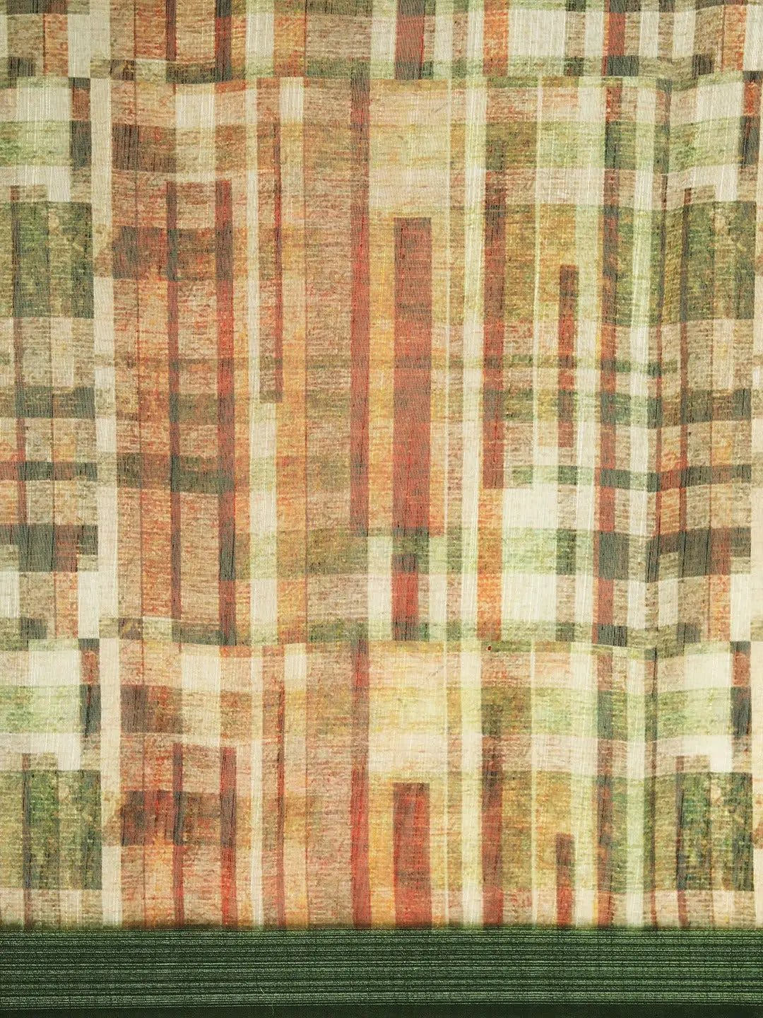 Exclusive Soft Linen Digital Print Festive Wear Saree