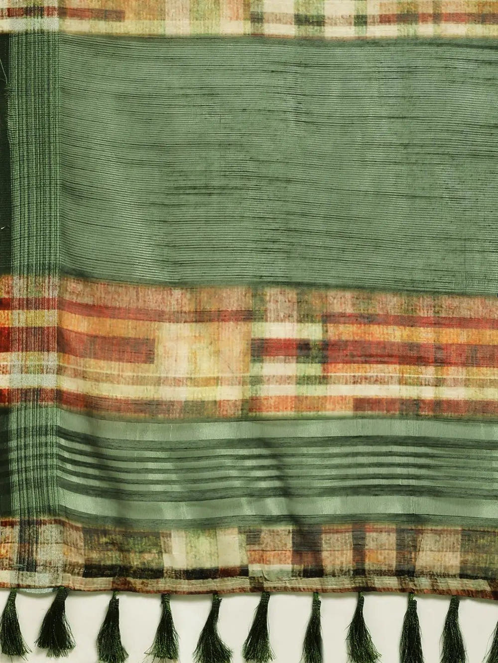 Exclusive Soft Linen Digital Print Festive Wear Saree