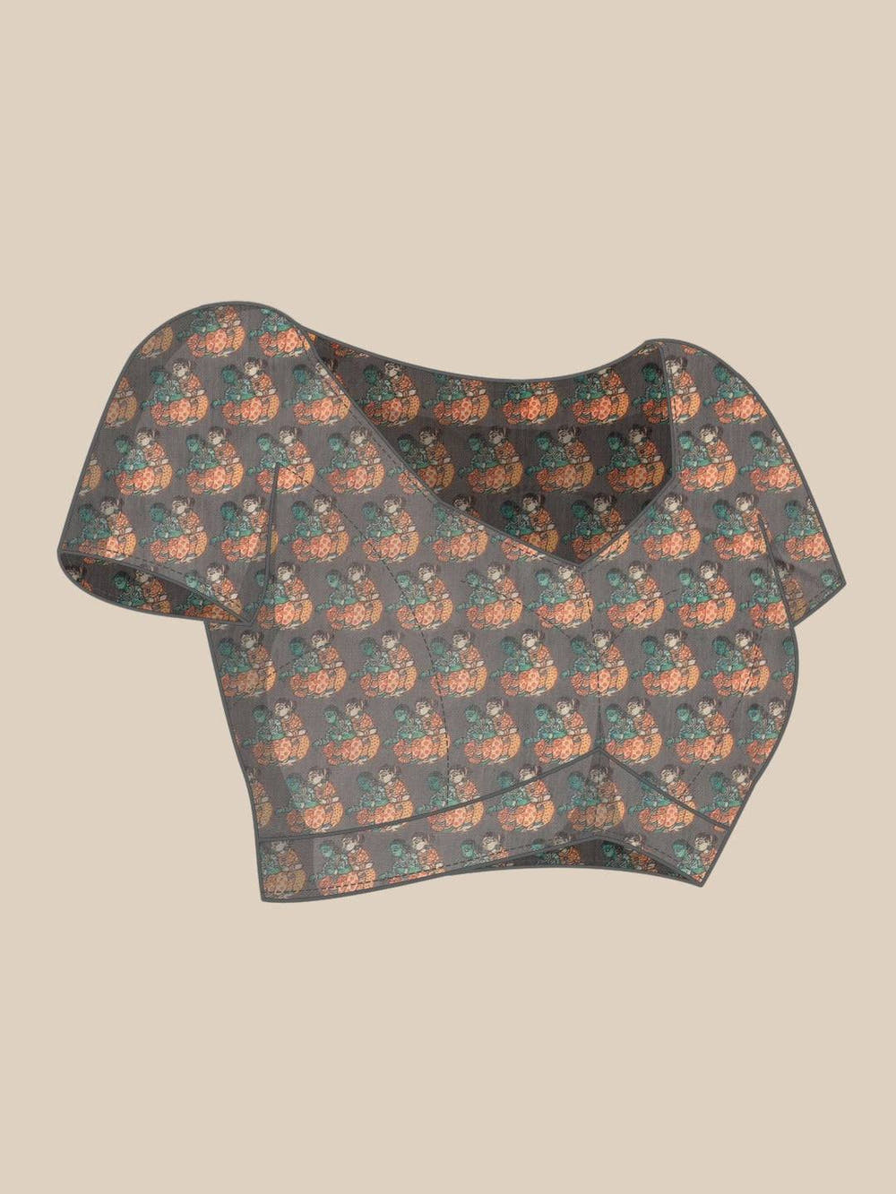 Mustard Colour Kalamakri Digital Print Soft Linen Saree