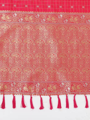  Soft Silk Woven Zari design Kanchi Banarasi Saree 