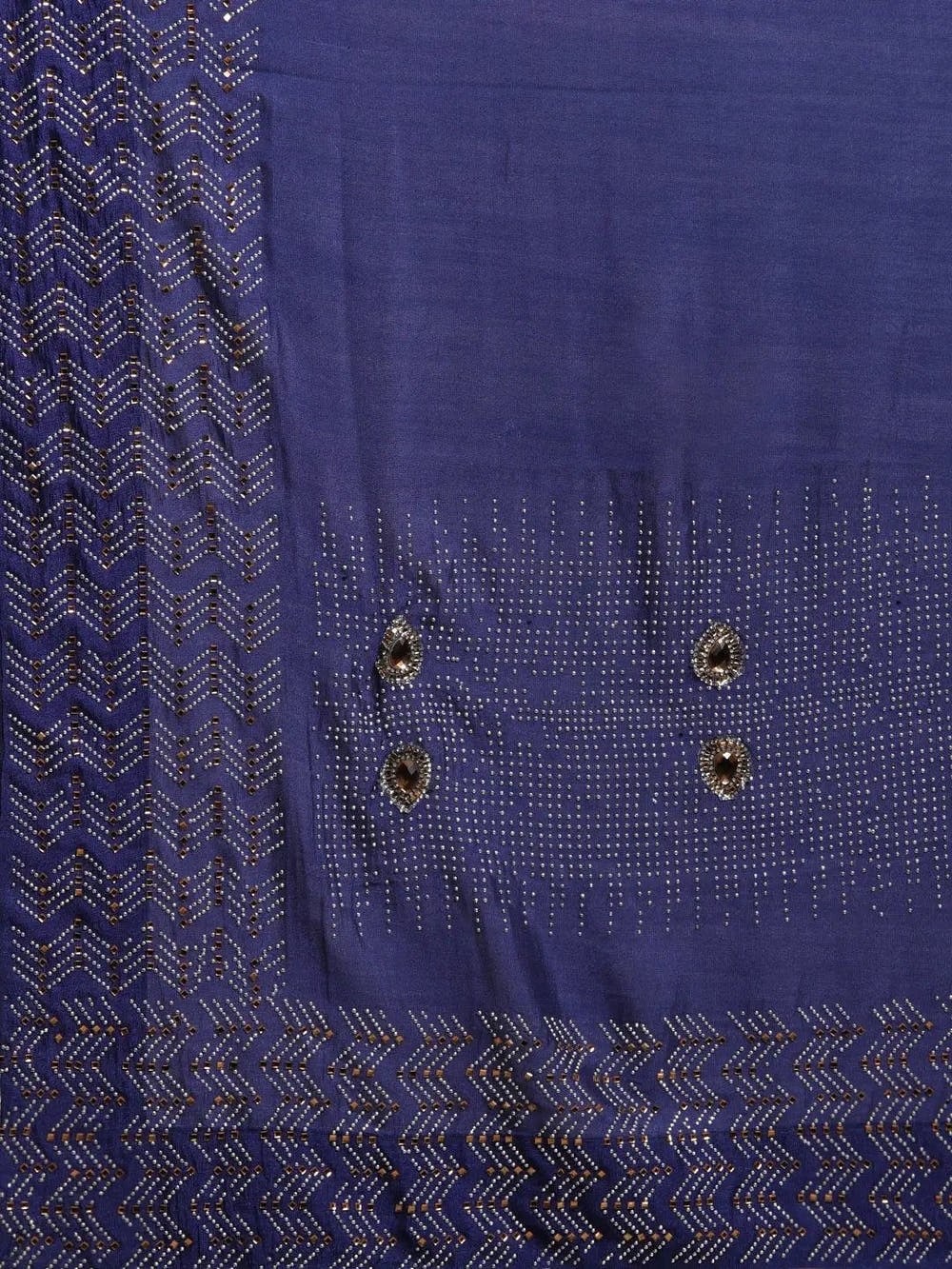 Latest Navy Colour Poly Silk Saree